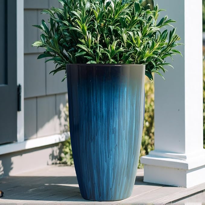 Worth Garden 20" H. Large Plastic Planters - Image 3