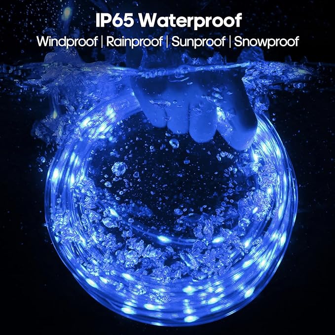 100Ft 720 LED Rope Lights Outdoor Waterproof - Image 3