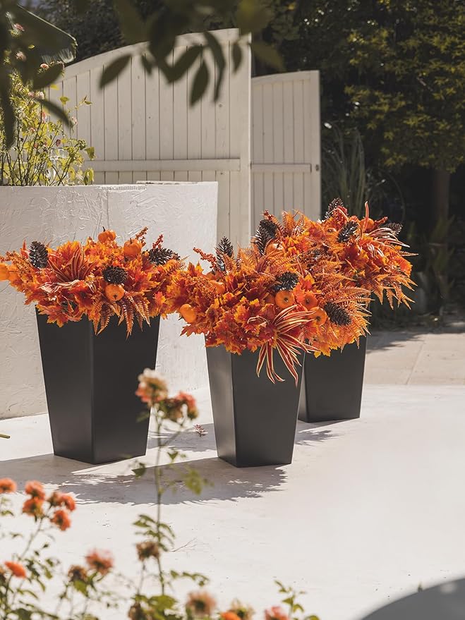 13pcs Outdoor Artificial Maple Leaf Pumpkin Branch - Image 8