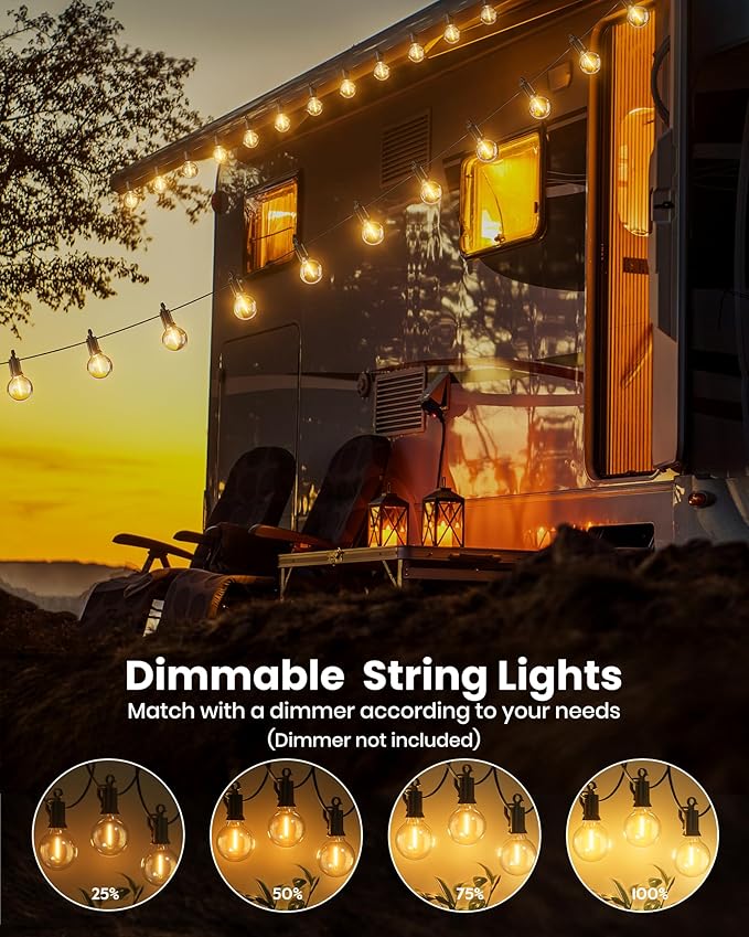 Brightown 209FT LED Outdoor String Lights - Image 3