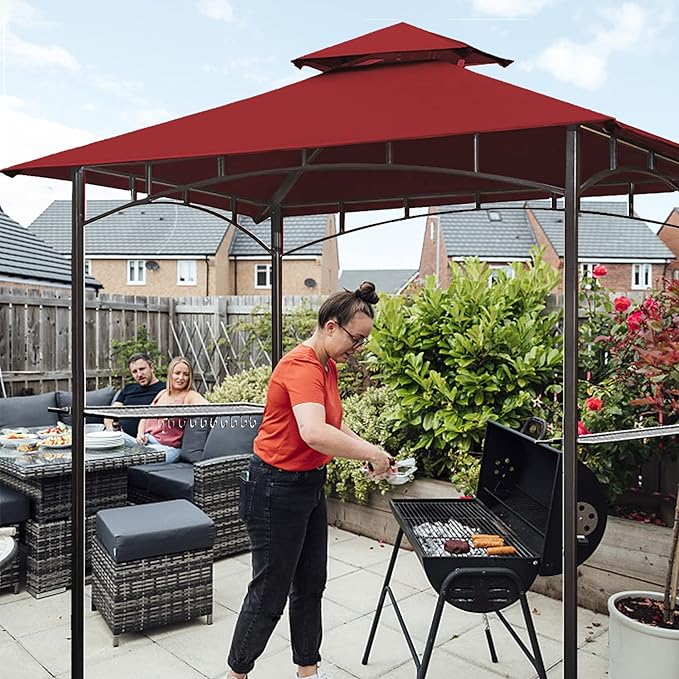 Eurmax USA High Performance Grill Gazebo Canopy Replacement Cover 5x8 BBQ - Image 6