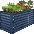 Best Choice Products 4x2x2ft Outdoor Metal Raised Garden Bed, Deep Root Box by BestChoiceProducts