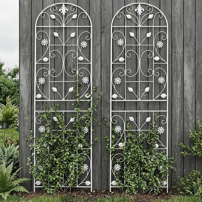 Trellis for Climbing Plants Outdoor, （2 Pack 70.8x19.6-inch）, Generic Metal - Image 7