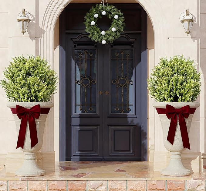 23" Tall Planters for Outdoor Plants Set of 2, Planter - Image 3