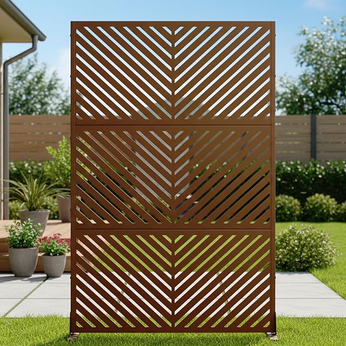 Casaphoria Metal Privacy Screen Outdoor by Casaphoria