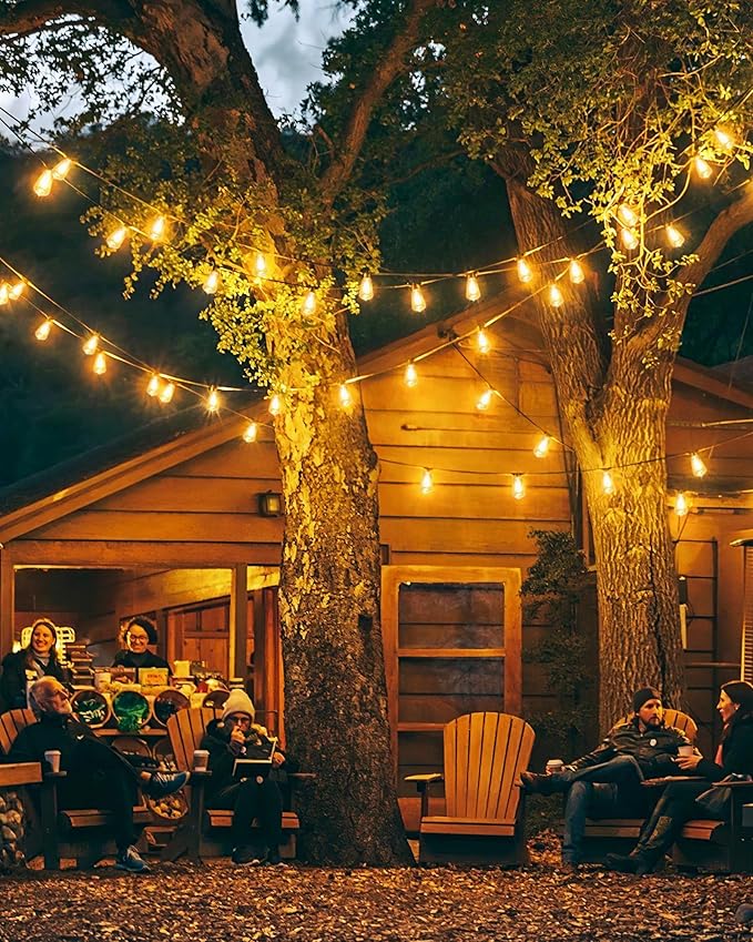 200FT LED Outdoor String Lights, 2700K LED Patio Lights Outdoor Waterproof - Image 6
