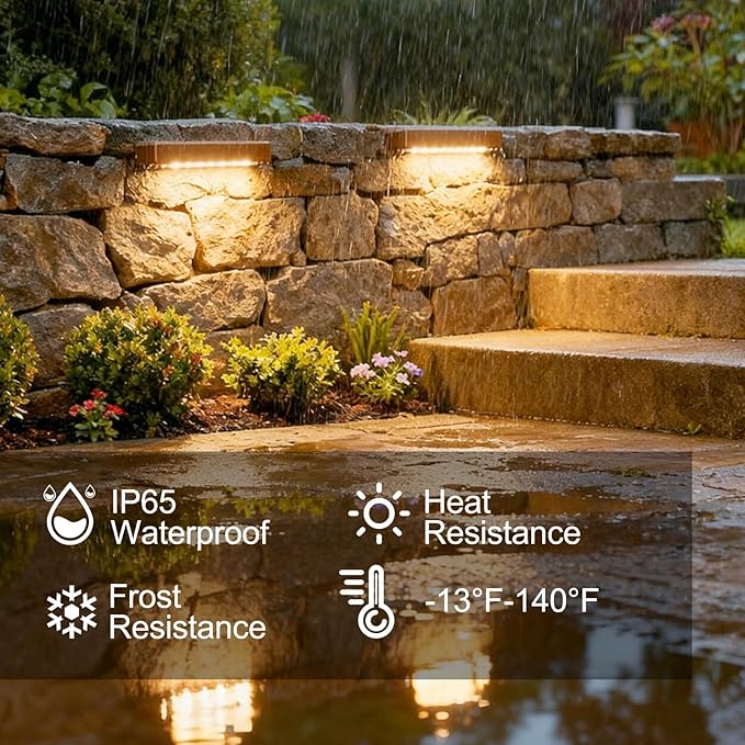 JESLED 2 Pack 7inch LED Retaining Wall Lights, 5W Landscape Lighting, LED - Image 5