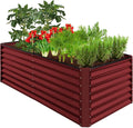 Best Choice Products 6x3x2ft Outdoor Metal Raised Garden Bed, Deep Root Box by BestChoiceProducts