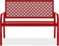 Best Choice Products Outdoor Bench 2-Person Metal Steel Benches Furniture by BestChoiceProducts