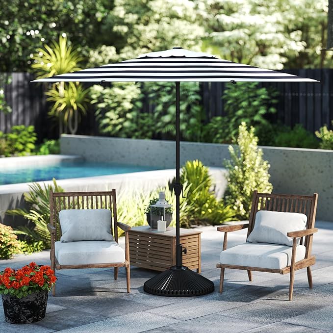 Abba Patio 9FT Lyon Outdoor Patio Umbrella Outdoor Table Umbrella - Image 2