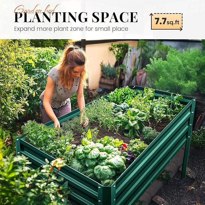 KING BIRD Large Raised Garden Bed - Image 2