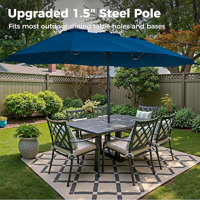 SUPERJARE 13FT Outdoor Umbrella - Image 3