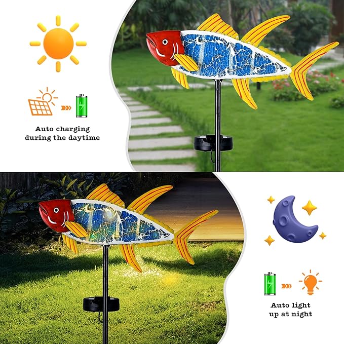 Yiosax-Solar Outdoor Lights Decorative-Yard Outdoor Decorative - Image 2