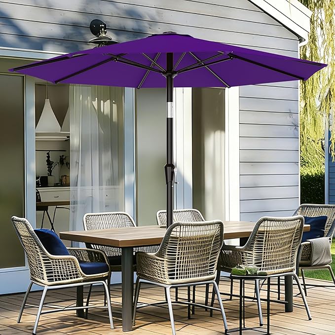 AreShark 9 FT Patio Umbrella for Outdoor, Outdoor Table Umbrella - Image 2