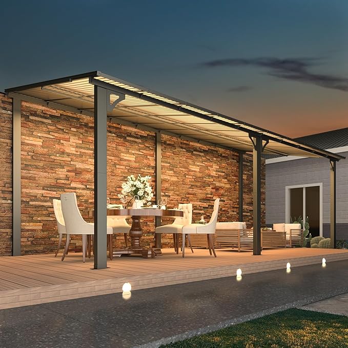 AECOJOY 20' x 8' Outdoor Gazebo - Image 3