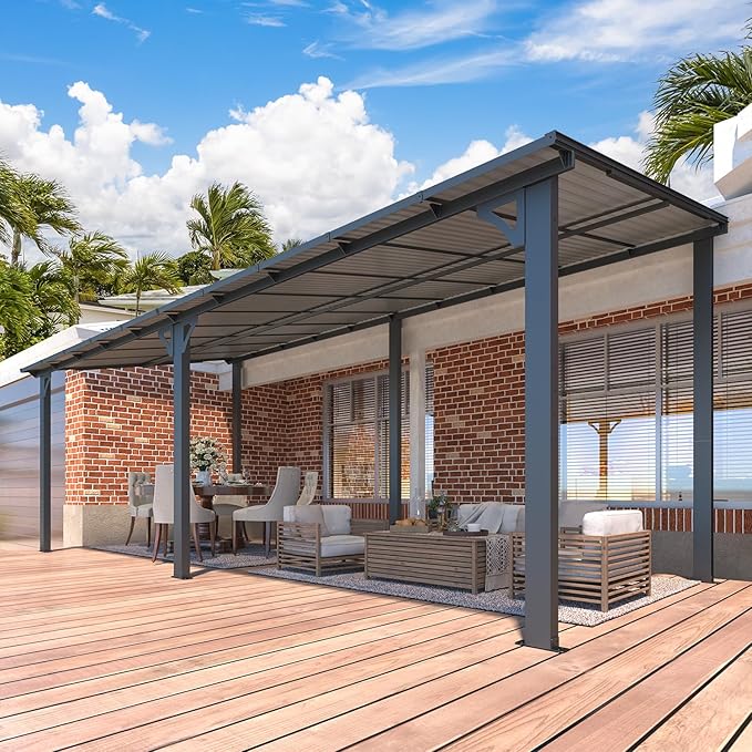 AECOJOY 20' x 8' Outdoor Gazebo - Image 4