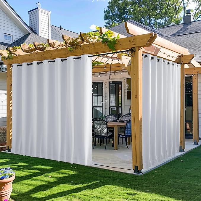NICETOWN 2 Panels Outdoor Curtains by NICETOWN