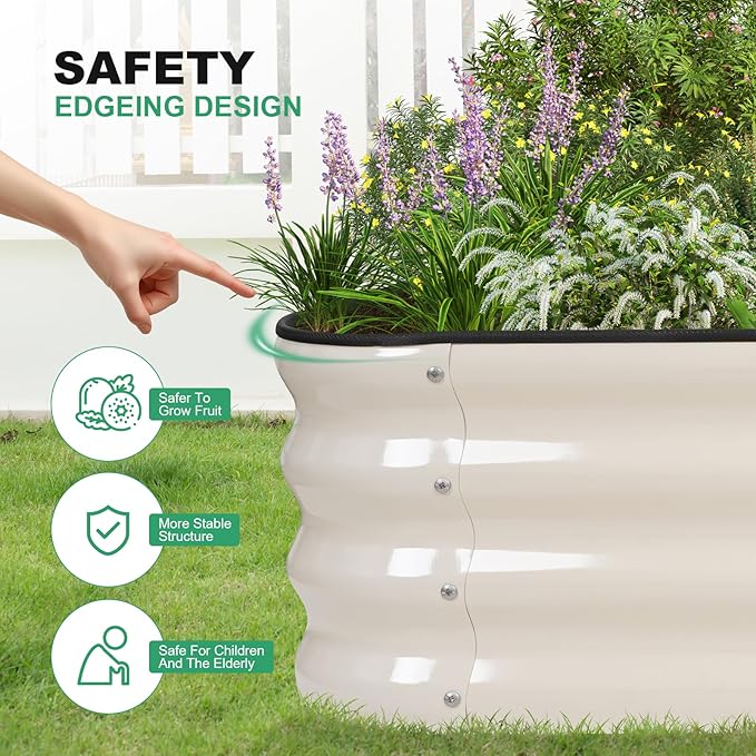 1MORE Raised Garden Bed -5X3X1 Galvanized Planter Box - Image 4
