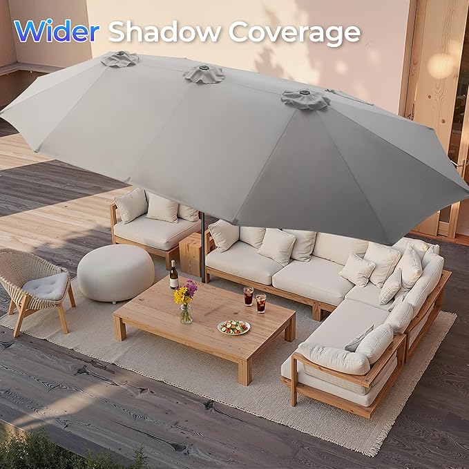 SUPERJARE 15FT Outdoor Umbrella - Image 4