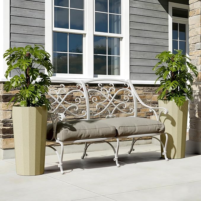 23.6" H Tall Planters for Outdoor Plants, 2 Pack Large Outdoor Planters for - Image 6