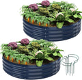 Galvanized Metal Planter Raised Garden Bed Kit by ZFHgarden