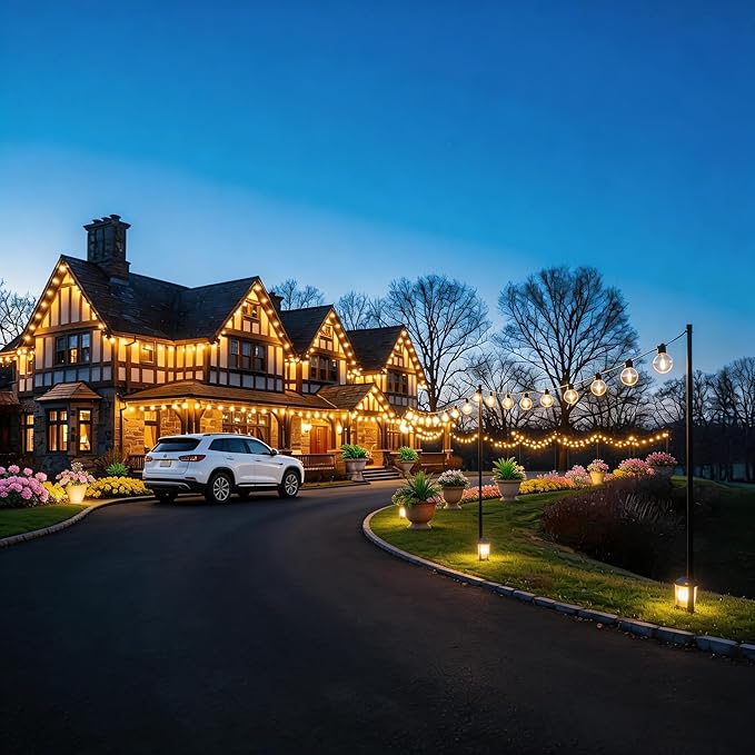 RTTY Classic 300FT Modular Professional Outdoor String Lights System - Image 6
