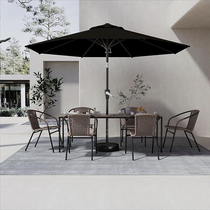 AreShark 9 FT Patio Umbrella for Outdoor, Outdoor Umbrella - Image 6
