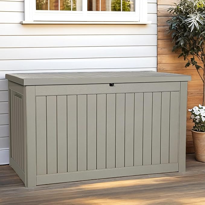 YITAHOME 230 Gallon Outdoor Storage Deck Box, Weather-Resistant Resin, Versatile by YITAHOME