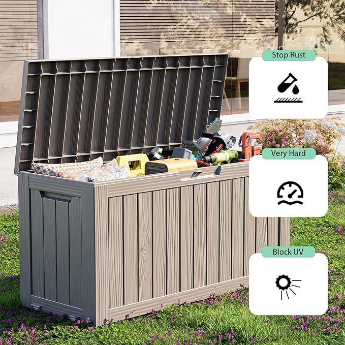 ROJIK Outdoor Storage Housing Deck Box - Image 4