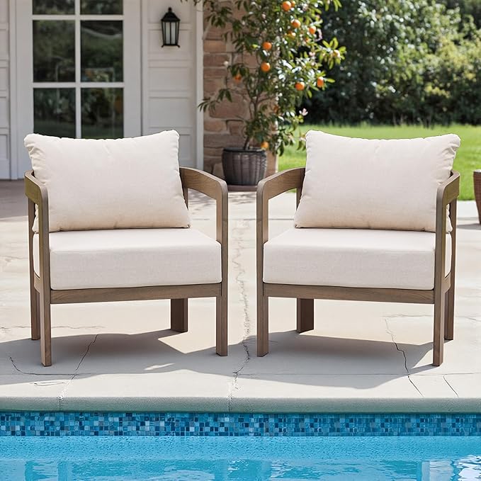 Outdoor Furniture Set, Metal Modern Outside Furniture by COMLAXFIELD