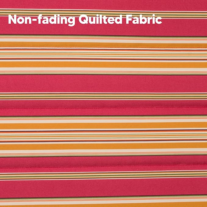 SUNCREAT Double Hammock Quilted Fabric Swing - Image 6