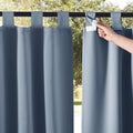 NICETOWN 2 Panels Self Stick Tab Top Outdoor Curtainss by NICETOWN