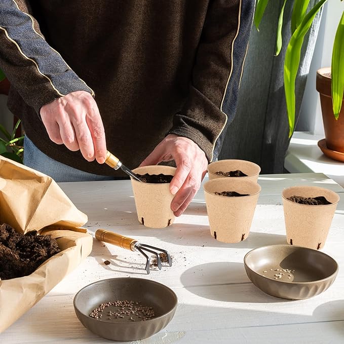 50PCS Peat Pots, 3.15Inch Seed Starting Pots - Image 2