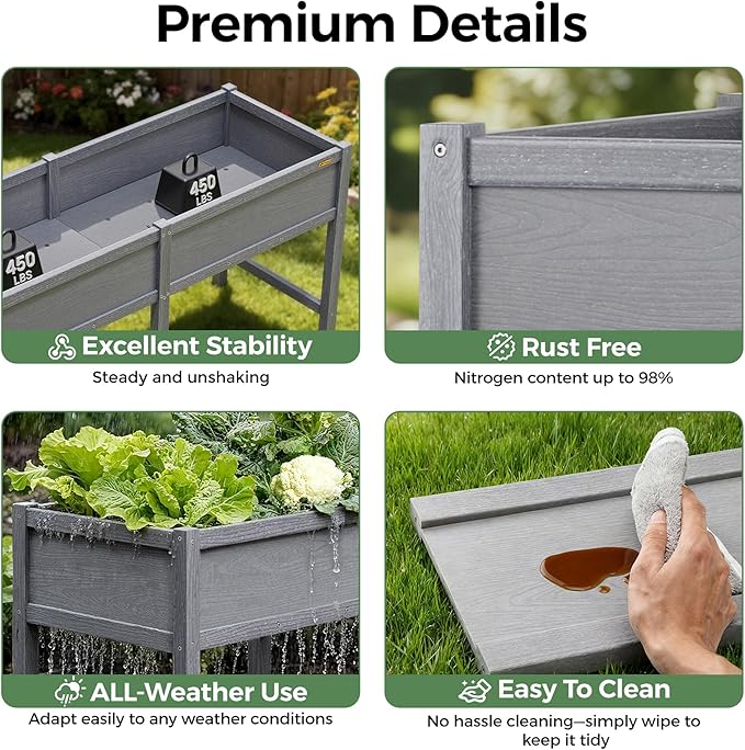 TT Nature HDPE Raised Garden Bed - Image 5