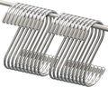 Myfolrena 20 Pack S Hooks for Hanging, 3.4 Inch Metal S Shaped Hook Heavy Duty by Myfolrena