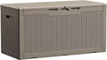 Devoko 100 Gallon Waterproof Large Resin Deck Box Indoor Outdoor Lockable by DEVOKO