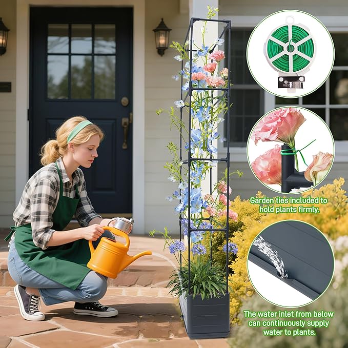 2 Packs Raised Garden Bed Tomato Planter Box - Image 7