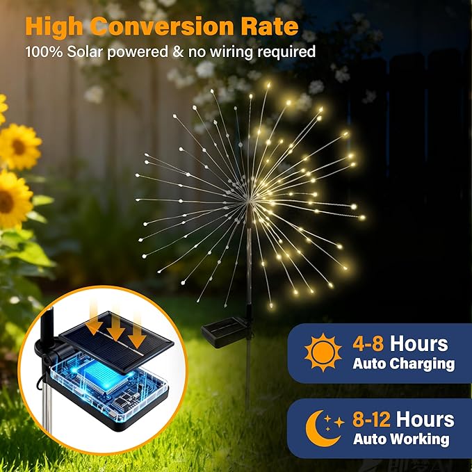 Solar Garden Lights Outdoor Decorative - Image 7