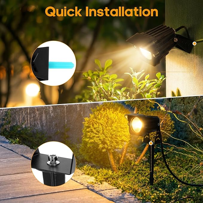 Dusk to Dawn Outdoor Lighting, 15W Spot Lights Outdoor - Image 7