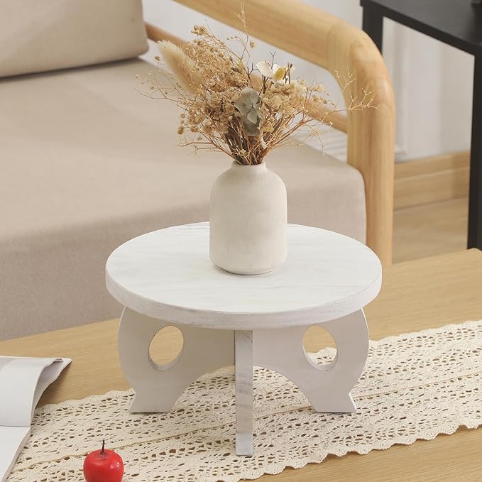Small Plant Stand Kitchen Display Stand 10 inch Plant Holder Plant Stool Round - Image 9