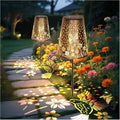 Solar Pathway Lights Outdoor, LED Bright Metal Retro Waterproof, Outside by MMHFSolarLightsOutdoor