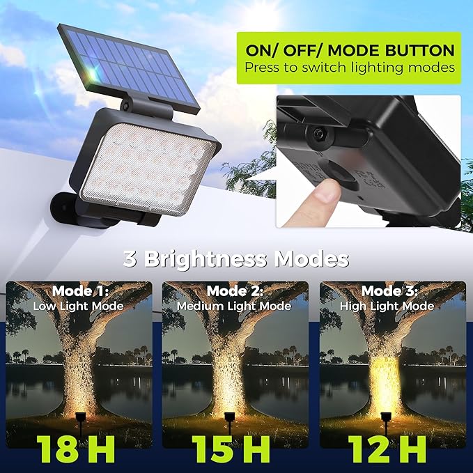 Solar Spot Lights Outdoor Waterproof - Image 4