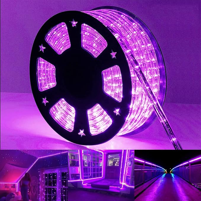 150ft LED Rope Lights Outdoor, 1080 LED Connectable and Flexible Tube Lights by Jnaurb
