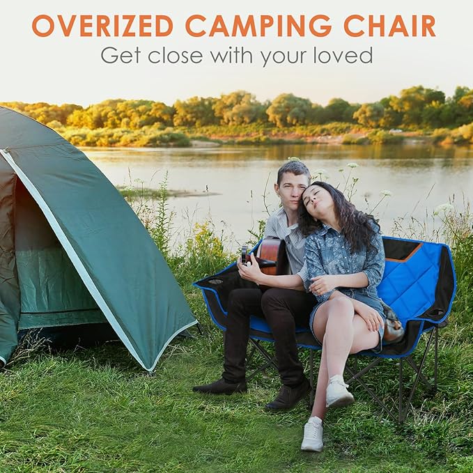 EMERIT Double Camping Chair Oversized Padded - Image 7