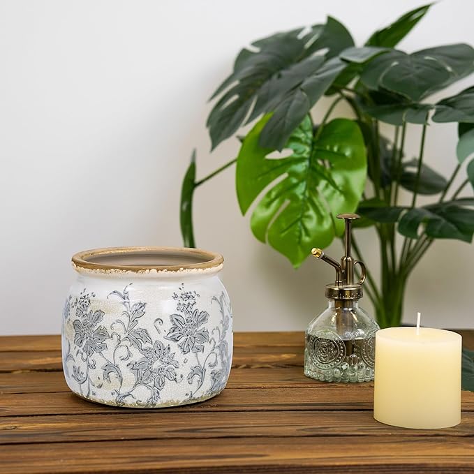 Ceramic Pot for Planter, Vintage Flower Pot - Image 3