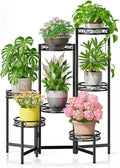 Metal Plant Stand, 7 Tier Tall Wrought Iron Plant Shelf Holder by Unknown