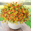 Artificial Flowers Faux Plants Outdoor Fake Flowers Spring Decor, 12 Bundles by ZFProcessArtificialFlowers