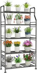 GIOTORENT Plant Stand Outdoor Indoor 5 Tier Metal Waterproof by GIOTORENT