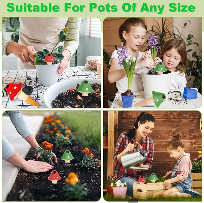 Terracotta Self Watering Devices Premium Self Watering Spikes Upgraded Planter - Image 6