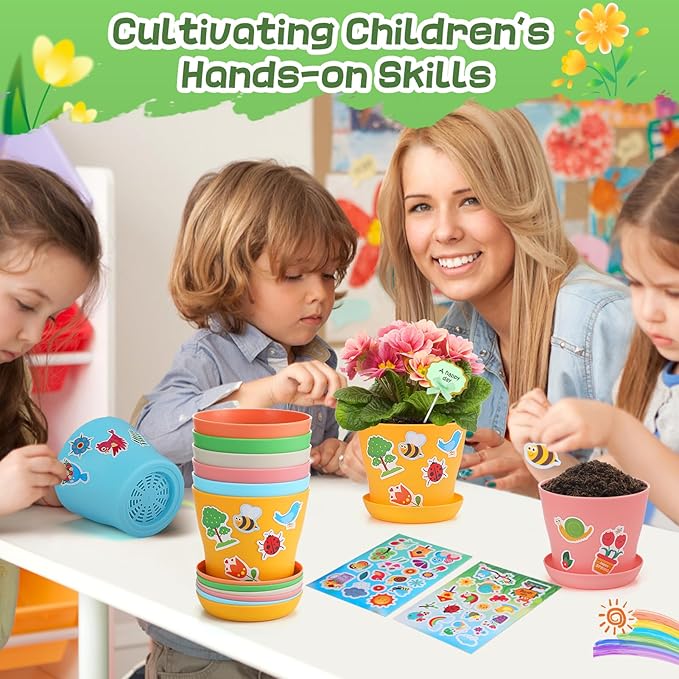 Durable Resin Garden Pot Craft Kit - Image 2